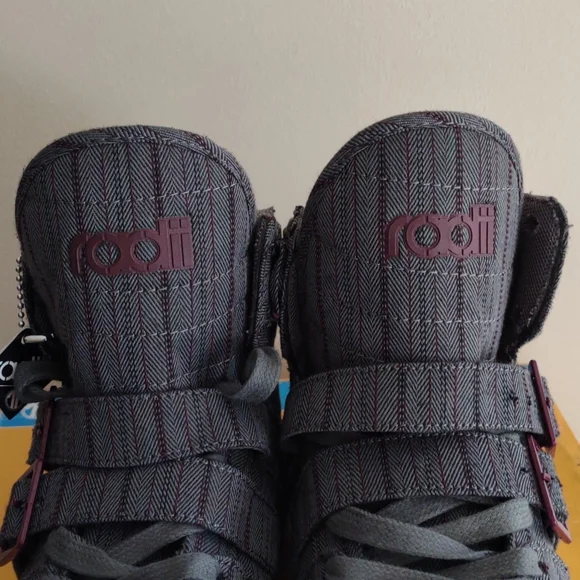 Radii Char Herringbone Men's 9.5 Grey/Burg - Picture 5 of 15